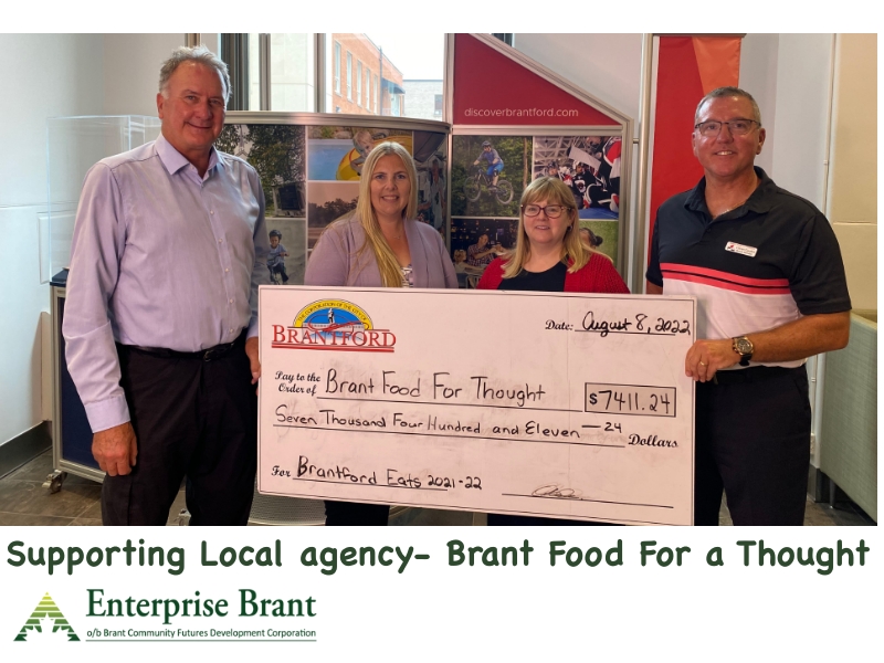 Enterprise Brant local donation moment
